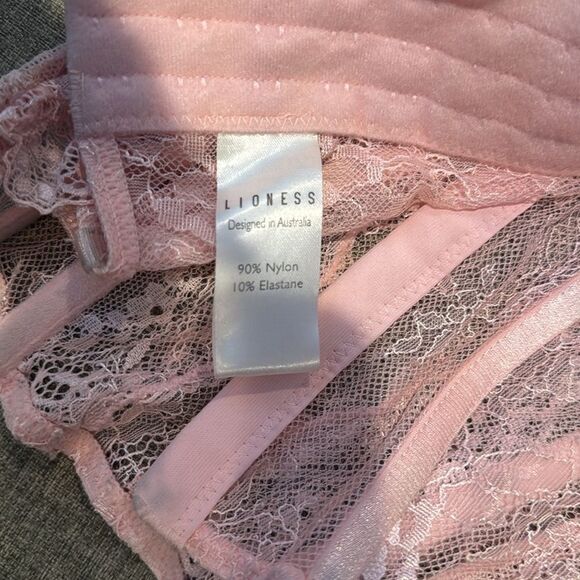 Lioness Princess Polly Some Like It Hot Baby Pink Corset Top Sz XS - Picture 7 of 9